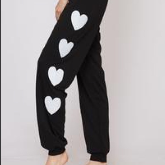 🎈 Final Sale - Heart Jogger Pants - Picture 3 of 4